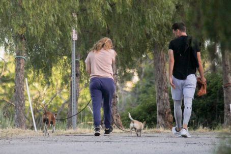 Alicia Silverstone – Walks her dogs with her boyfriend in Beverly Hills ...