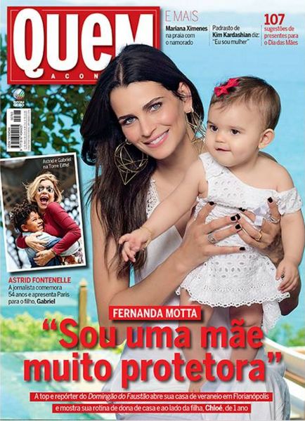 Fernanda Motta, Chloe, Quem Magazine 29 April 2015 Cover Photo - Brazil