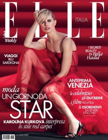 Karolina Kurkova - Elle Magazine Cover [Italy] (31 October 2019)