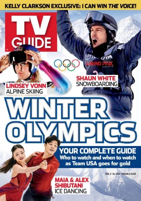 Maia Shibutani - TV Guide Magazine Cover [United States] (5 February 2018)
