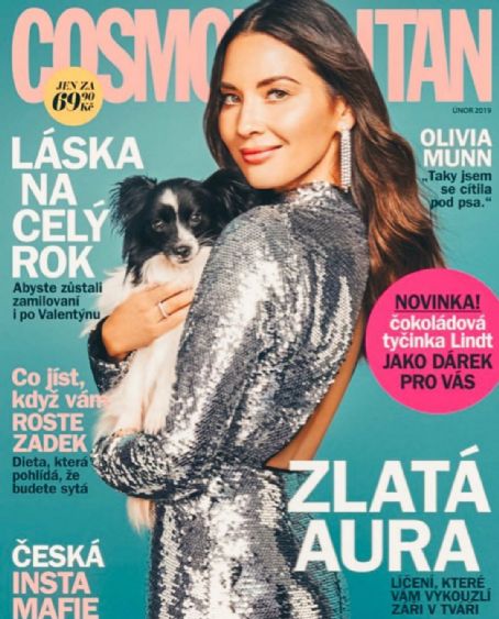 Olivia Munn - Cosmopolitan Magazine Cover [Czech Republic] (February 2019)