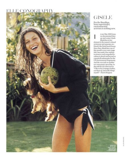 Gisele Bundchen – Elle Magazine (July 2019)