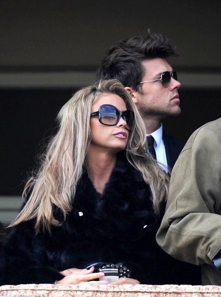 Katie Price and Leandro Penna at the Cheltenham Festival