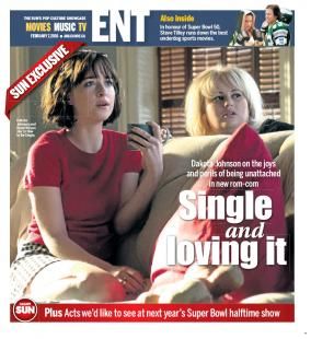 Dakota Johnson - ENT Magazine Cover [Canada] (7 February 2016)