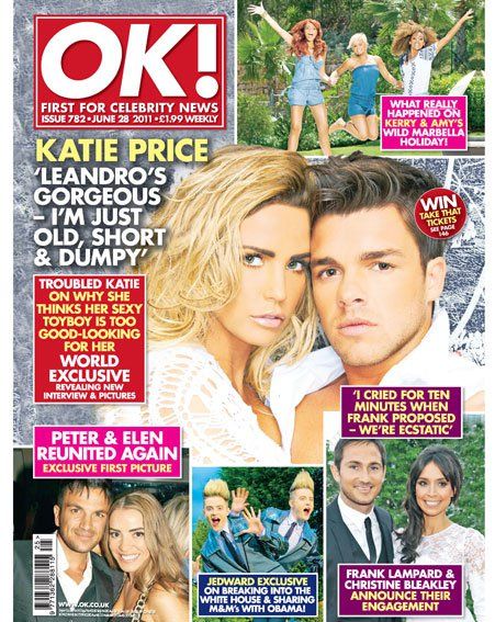 Katie Price, Leandro Penna - OK! Magazine Cover [United Kingdom] (28 June 2011)
