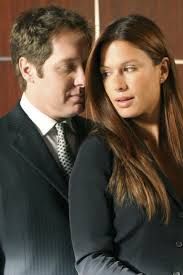 James Spader and Rhona Mitra