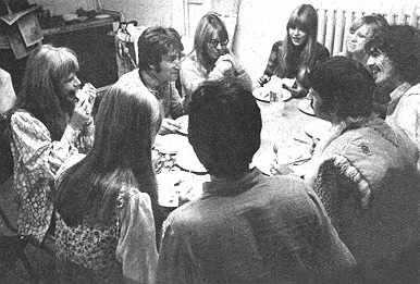 George Harrison and Pattie Boyd The Beatles & wives, Jenny Boyd & Jane ...