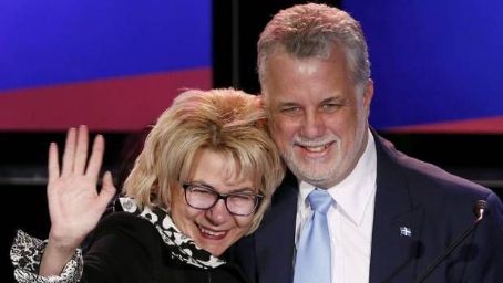 Philippe Couillard and Suzanne Pilote