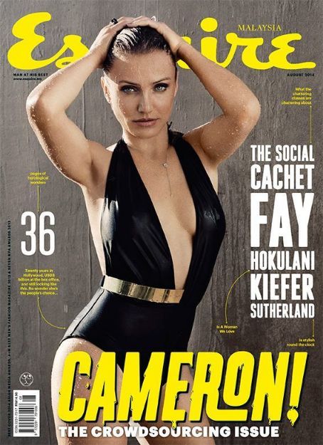 Cameron Diaz - Esquire Magazine Cover [Malaysia] (August 2014)