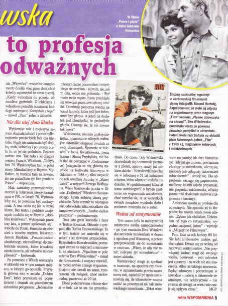 Ewa Wisniewska - Retro Wspomnienia Magazine Pictorial [Poland] (November 2021)