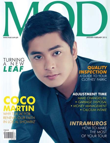 Coco Martin - Mod Magazine Cover [Philippines] (January 2013)