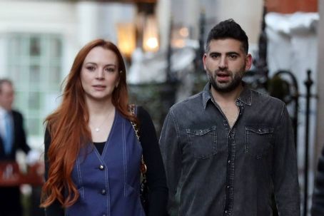 Lindsay Lohan – Seen with new husband Bader Shammas out in London