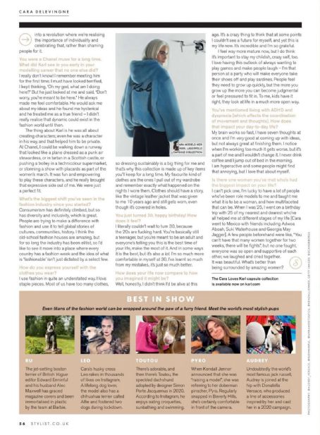 Cara Delevingne - Stylist Magazine Pictorial [United Kingdom] (14 September 2022)