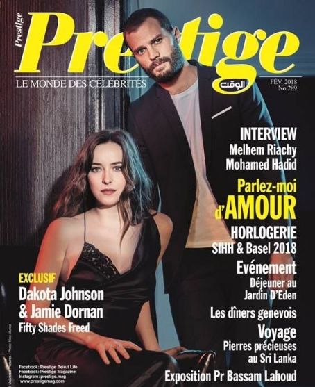 Dakota Johnson - Prestige Magazine Cover [Lebanon] (February 2018)