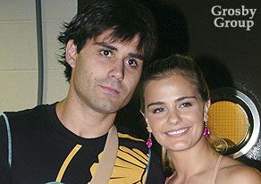 Milene Domingues and David Aganzo