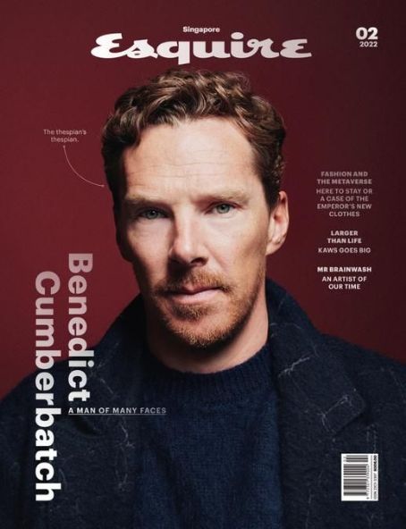 Benedict Cumberbatch - Esquire Magazine Cover [Singapore] (February 2022)