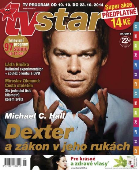 Michael C. Hall - TV Star Magazine Cover [Czech Republic] (10 October 2014)