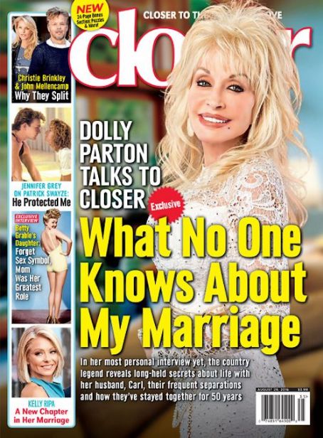 Dolly Parton, Closer Weekly Magazine 29 August 2016 Cover Photo ...