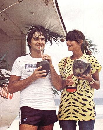 Nelson Piquet and Sylvia Tamsma