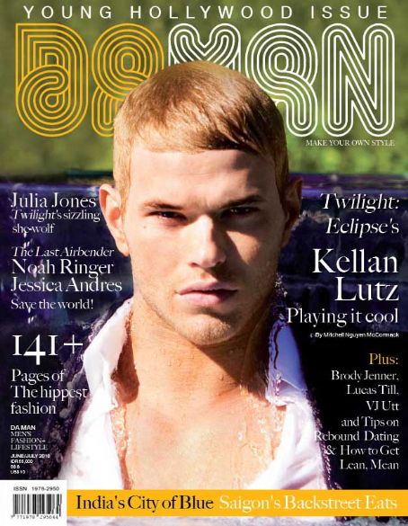 Kellan Lutz, Da Man Magazine July 2010 Cover Photo - United States