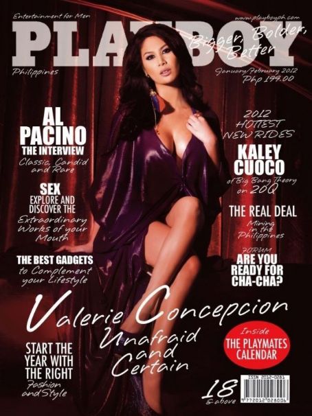 Valerie Concepcion, Playboy Magazine January 2012 Cover Photo - Philippines