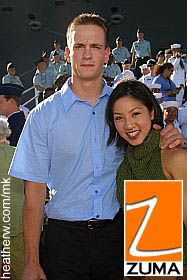 Michelle Kwan and Brad Ference