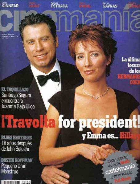 John Travolta - Cinemanía Magazine Cover [Spain] (May 1998)