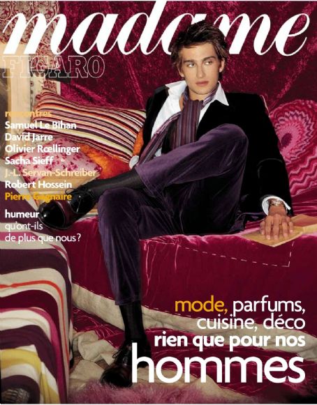 Sacha Sieff, Madame Figaro Magazine 19 October 2002 Cover Photo - France