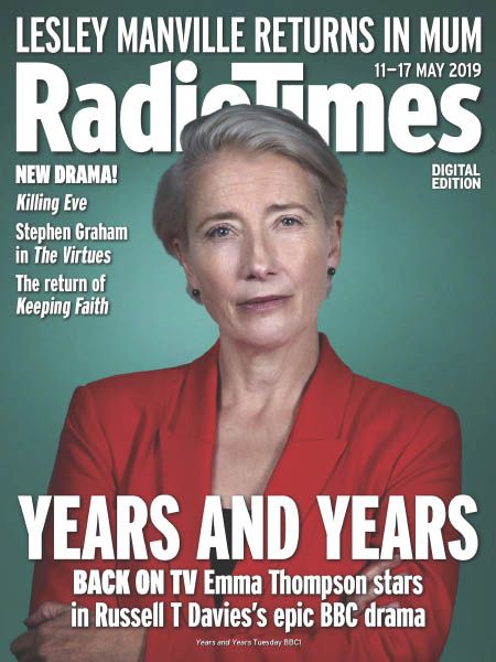 Emma Thompson - Radio Times Magazine Cover [United Kingdom] (11 May 2019)