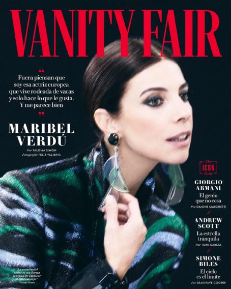 Maribel Verdú, Vanity Fair Magazine February 2024 Cover Photo - Spain