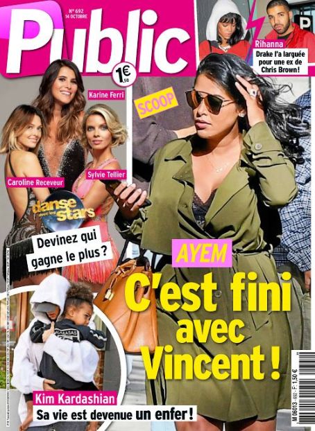 Ayem Nour - Public Magazine Cover [France] (14 October 2016)