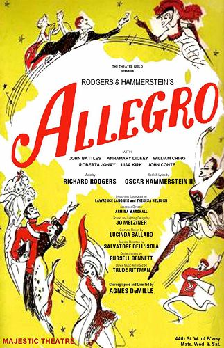 Allegro (musical) Original 1947 Broadway Cast. Rodgers And Hammerstein II