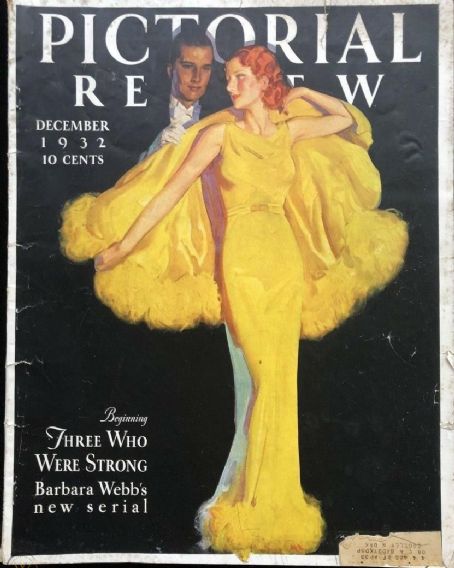 McClelland Barclay, Pictorial Review Magazine December 1932 Cover Photo ...