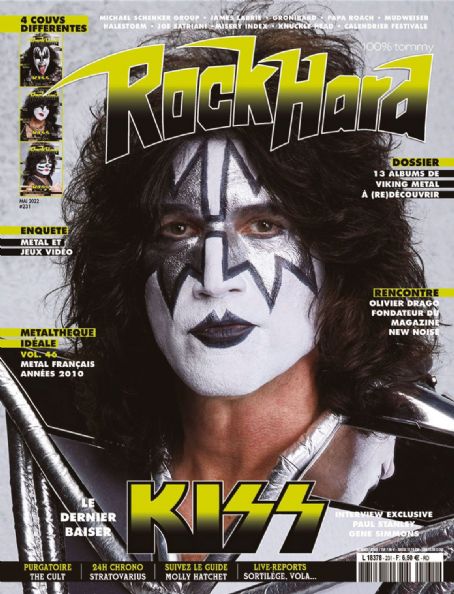 Tommy Thayer - Rock Hard Magazine Cover [France] (May 2022)