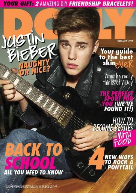 Justin Bieber, Dolly Magazine February 2014 Cover Photo - Australia