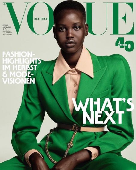 Adut Akech, Vogue Magazine September 2019 Cover Photo - Germany