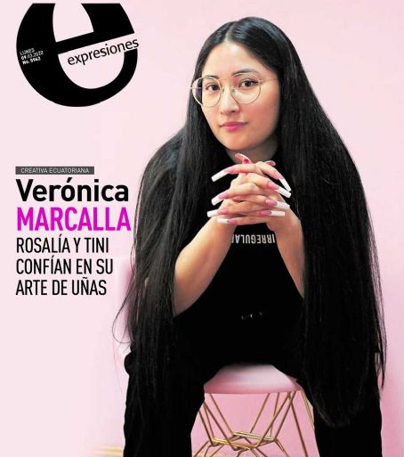 Veronica Marcalla, Expresiones Magazine 09 March 2020 Cover Photo - Ecuador