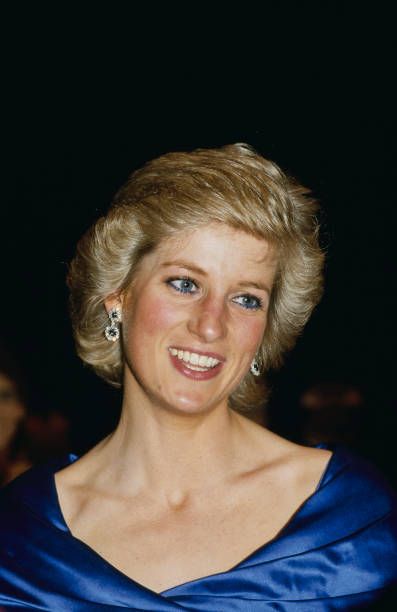 Princess Diana during her visit to Sadler's Wells Theatre to watch the ...