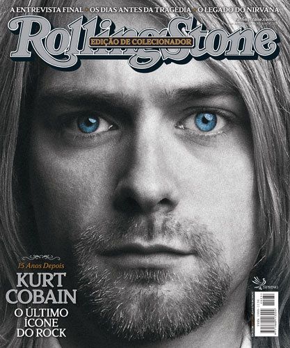 Kurt Cobain, Rolling Stone Magazine April 2009 Cover Photo - Brazil