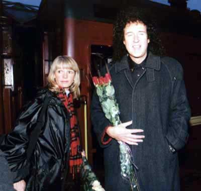 Brian May and Julie Glover