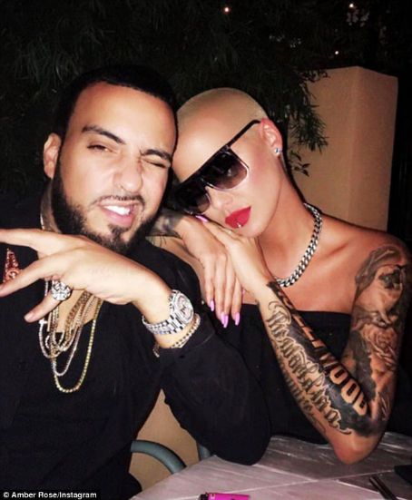 Amber Rose and French Montana Attend a Party in Hollywood, California - April 1, 2017