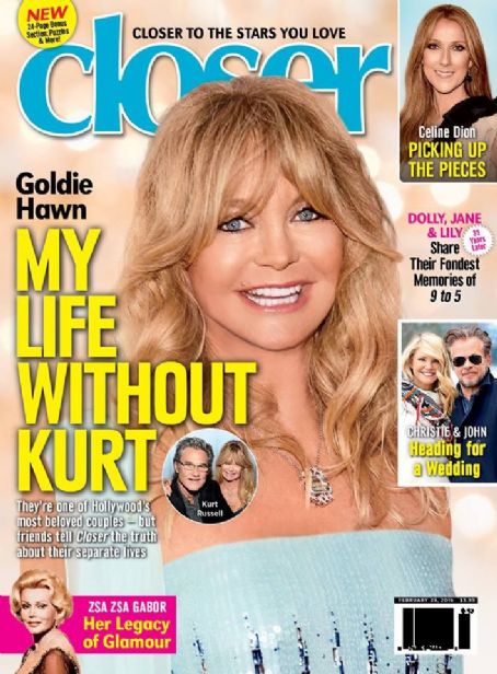 Goldie Hawn - Closer Weekly Magazine Cover [United States] (29 February 2016)