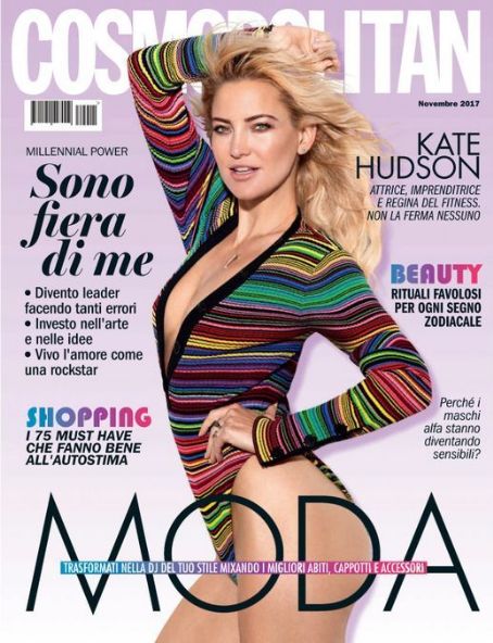 Kate Hudson - Cosmopolitan Magazine Cover [Italy] (November 2017)