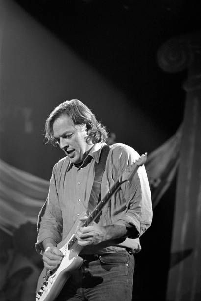 David Gilmour  ‘Guitar Greats’ concert at the Capitol Theater in Passaic, New Jersey, November 1984