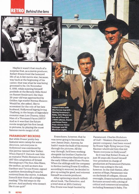 Robert Evans - Yours Retro Magazine Pictorial [United Kingdom] (May 2022)