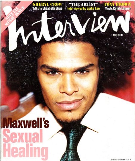 Maxwell - Interview Magazine Cover [United States] (May 1997)