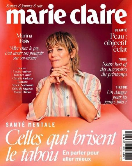 marie claire april cover