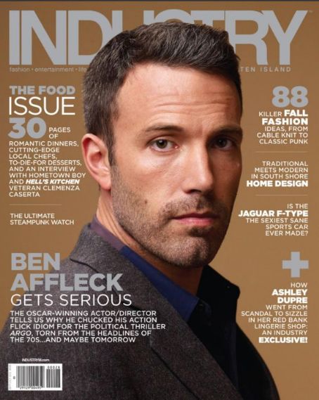 Ben Affleck, Industry Magazine September 2012 Cover Photo - United States