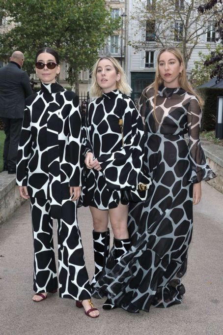 Alana Haim, Este Haim, Danielle Haim at PARIS FASHION WEEK SS20