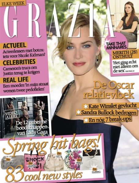 Kate Winslet, Grazia Magazine 24 March 2010 Cover Photo - Netherlands